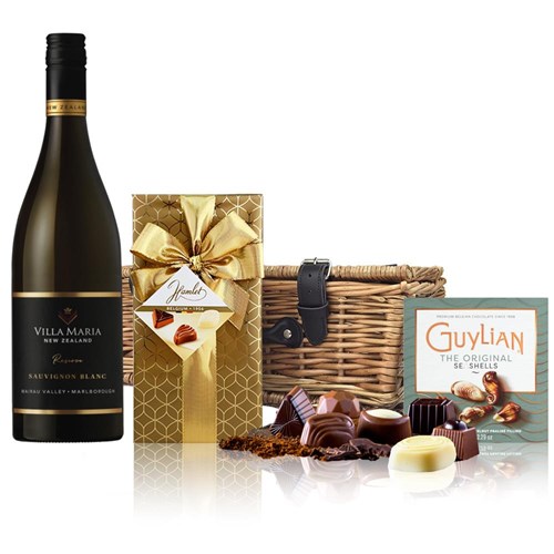 Villa Maria Reserve Sauvignon Blanc 75cl White Wine And Chocolates Hamper